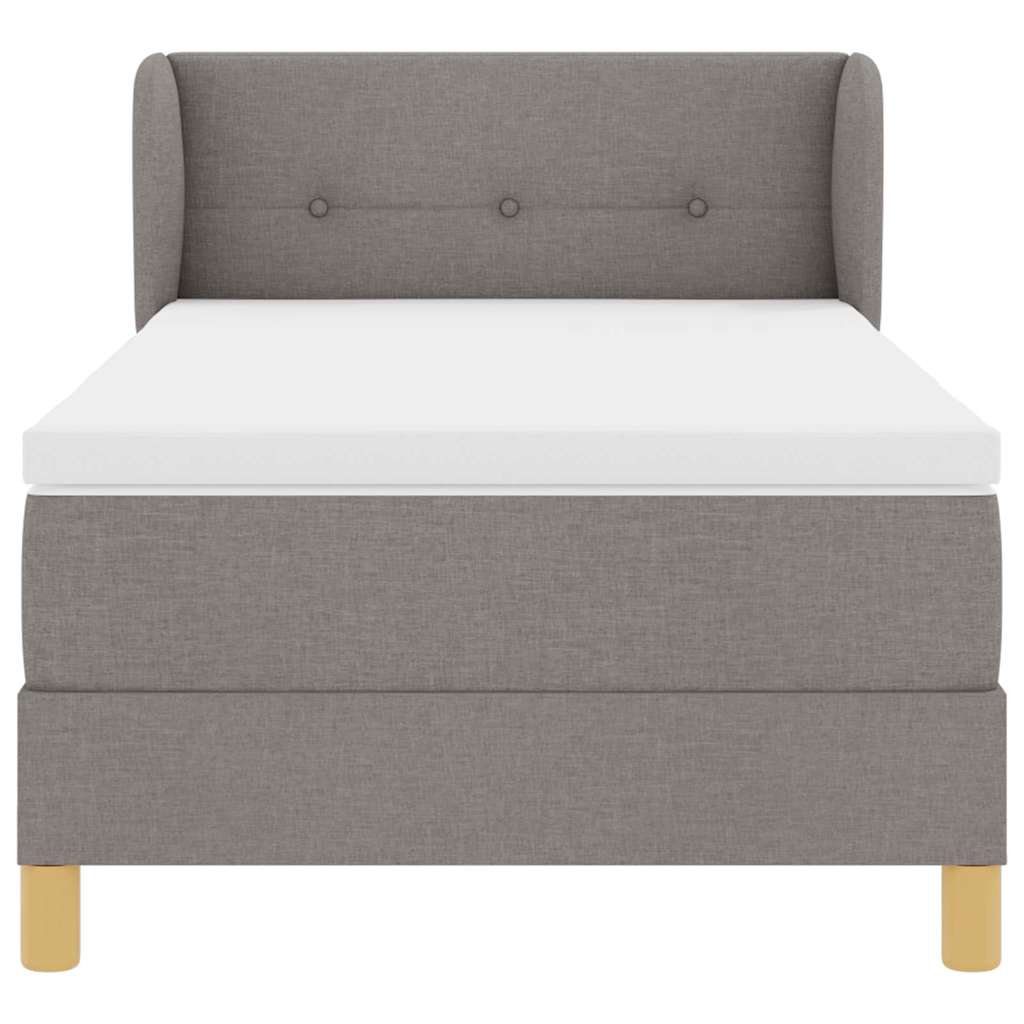 Letto a molle con testiera Talpa 100 x 200 cm Tessuto | homemem39