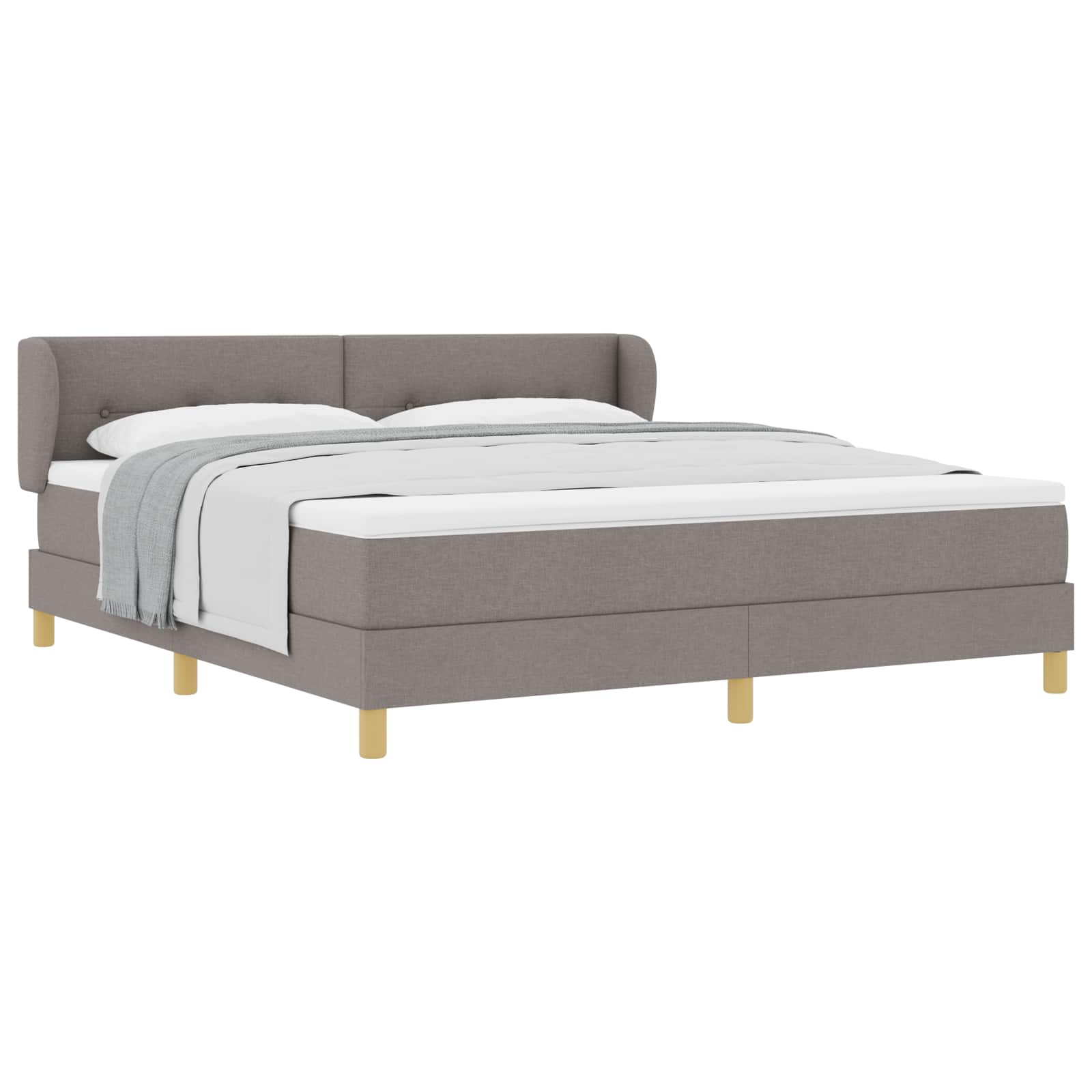 Letto a molle con testiera Talpa 180 x 200 cm Tessuto | homemem39