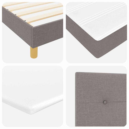 Letto a molle con testiera Talpa 200 x 200 cm Tessuto | homemem39