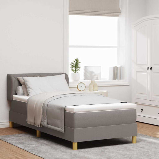 Letto a molle con testiera Talpa 90 x 200 cm Tessuto | homemem39