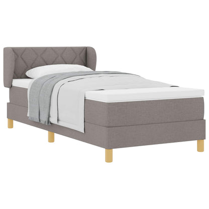 Letto a molle con testiera Talpa 100 x 200 cm Tessuto | homemem39