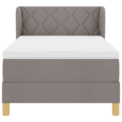 Letto a molle con testiera Talpa 100 x 200 cm Tessuto | homemem39