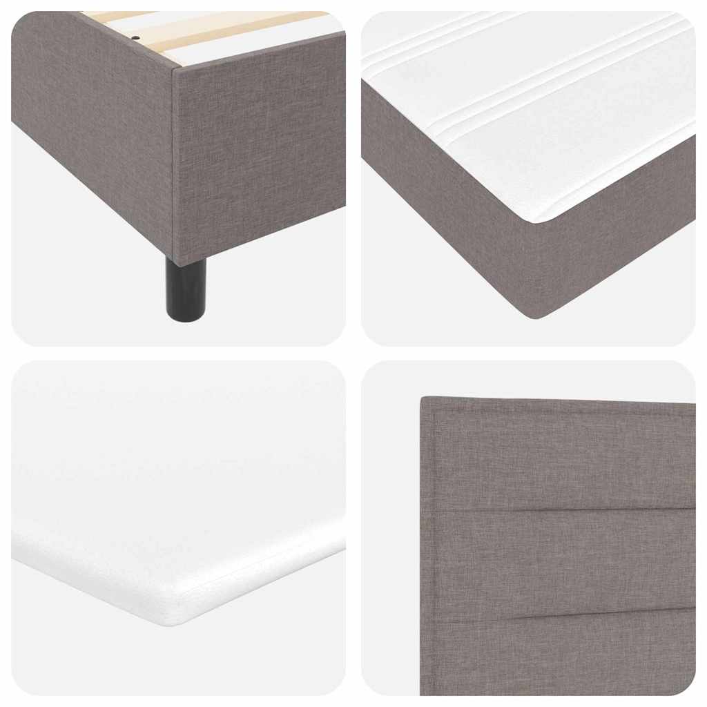 Letto a molle con testiera Talpa 90 x 200 cm Tessuto | homemem39