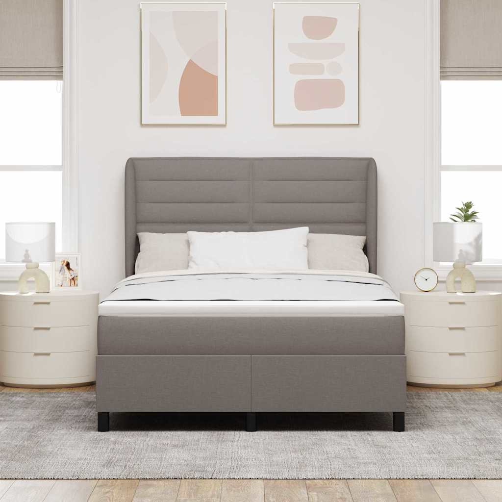 Letto a molle con materasso Talpa 140 x 190 cm Tessuto | homemem39