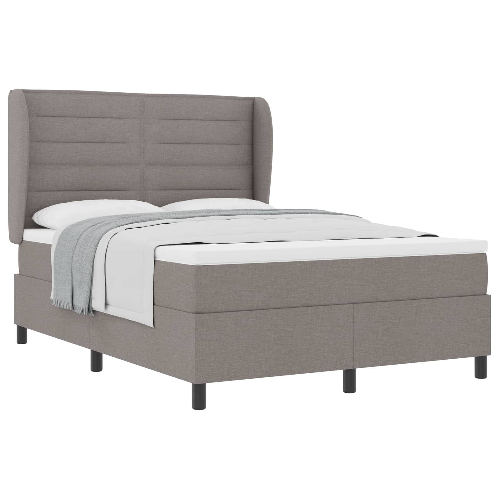 Letto a molle con materasso Talpa 140 x 190 cm Tessuto | homemem39