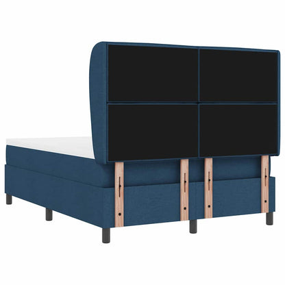 Letto a molle con materasso Blu 140 x 200 cm Tessuto | homemem39