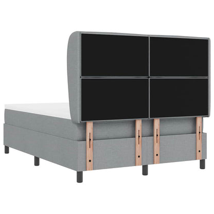 Letto a molle con materasso Grigio chiaro 160 x 200 cm Tessuto | homemem39
