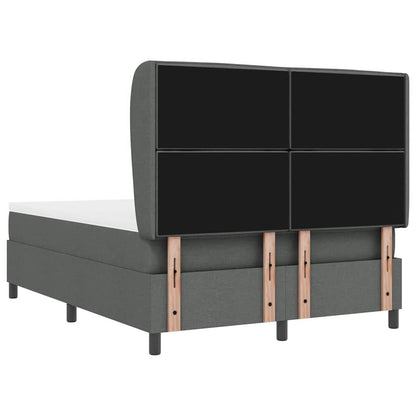 Letto a molle con materasso Grigio scuro 160 x 200 cm Tessuto | homemem39