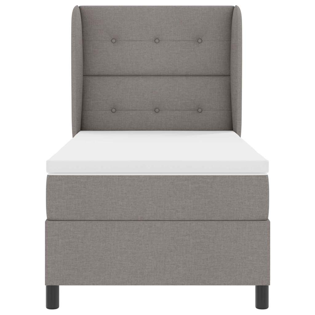 Letto a molle con testiera Talpa 90 x 190 cm Tessuto | homemem39
