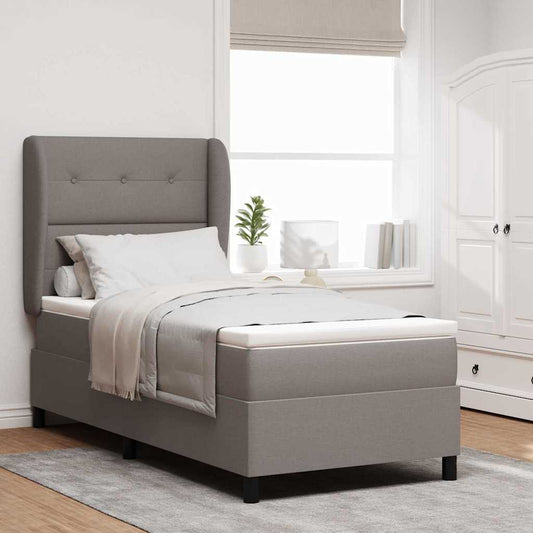 Letto a molle con testiera Talpa 90 x 200 cm Tessuto | homemem39