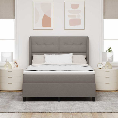 Letto a molle con testiera Talpa 140 x 190 cm Tessuto | homemem39