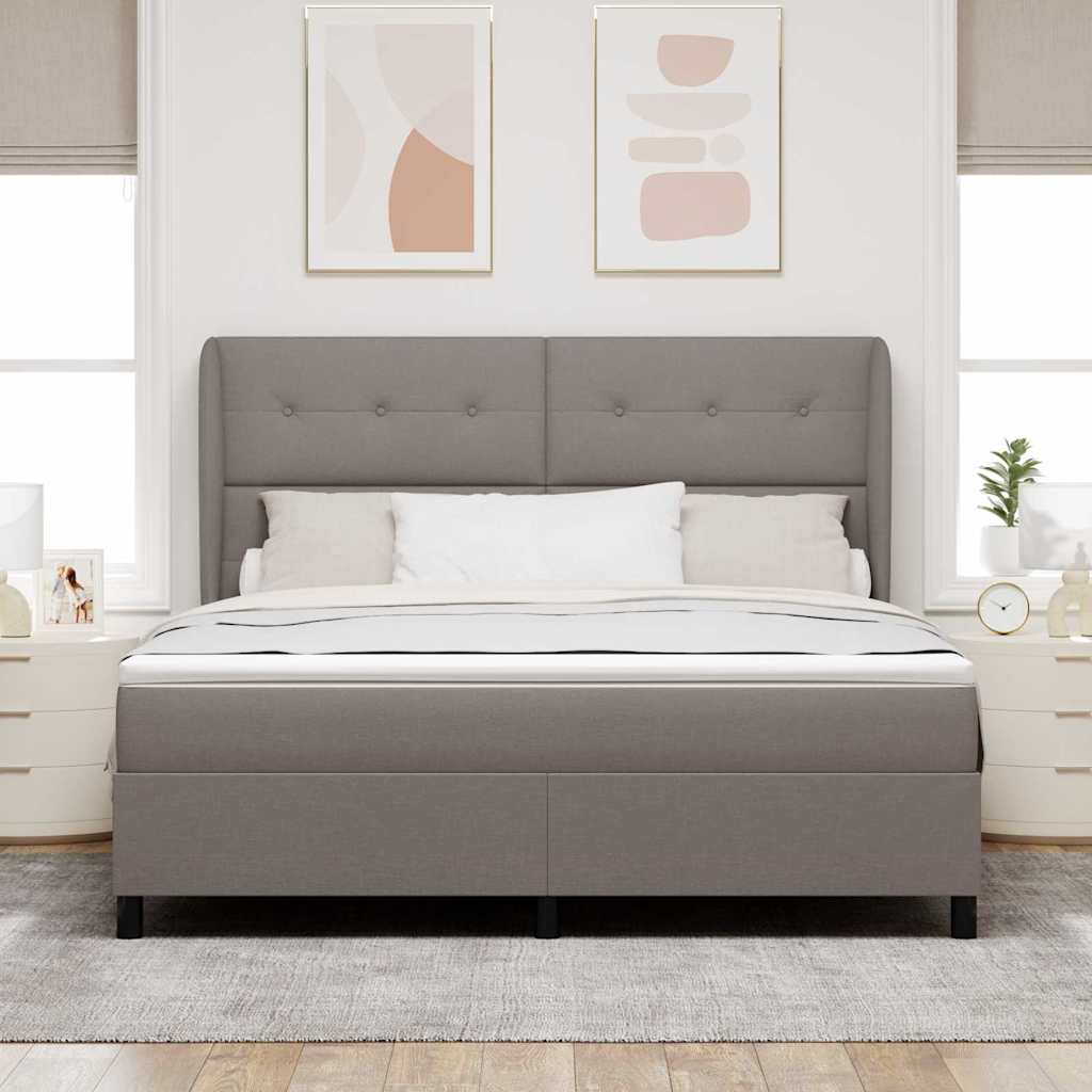 Letto a molle con testiera Talpa 180 x 200 cm Tessuto | homemem39