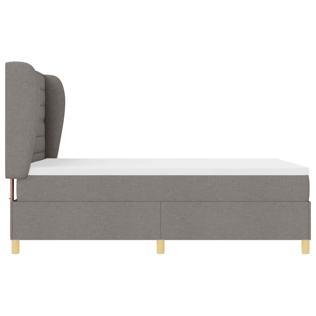 Letto a molle con materasso Talpa 190 x 140 cm Tessuto | homemem39