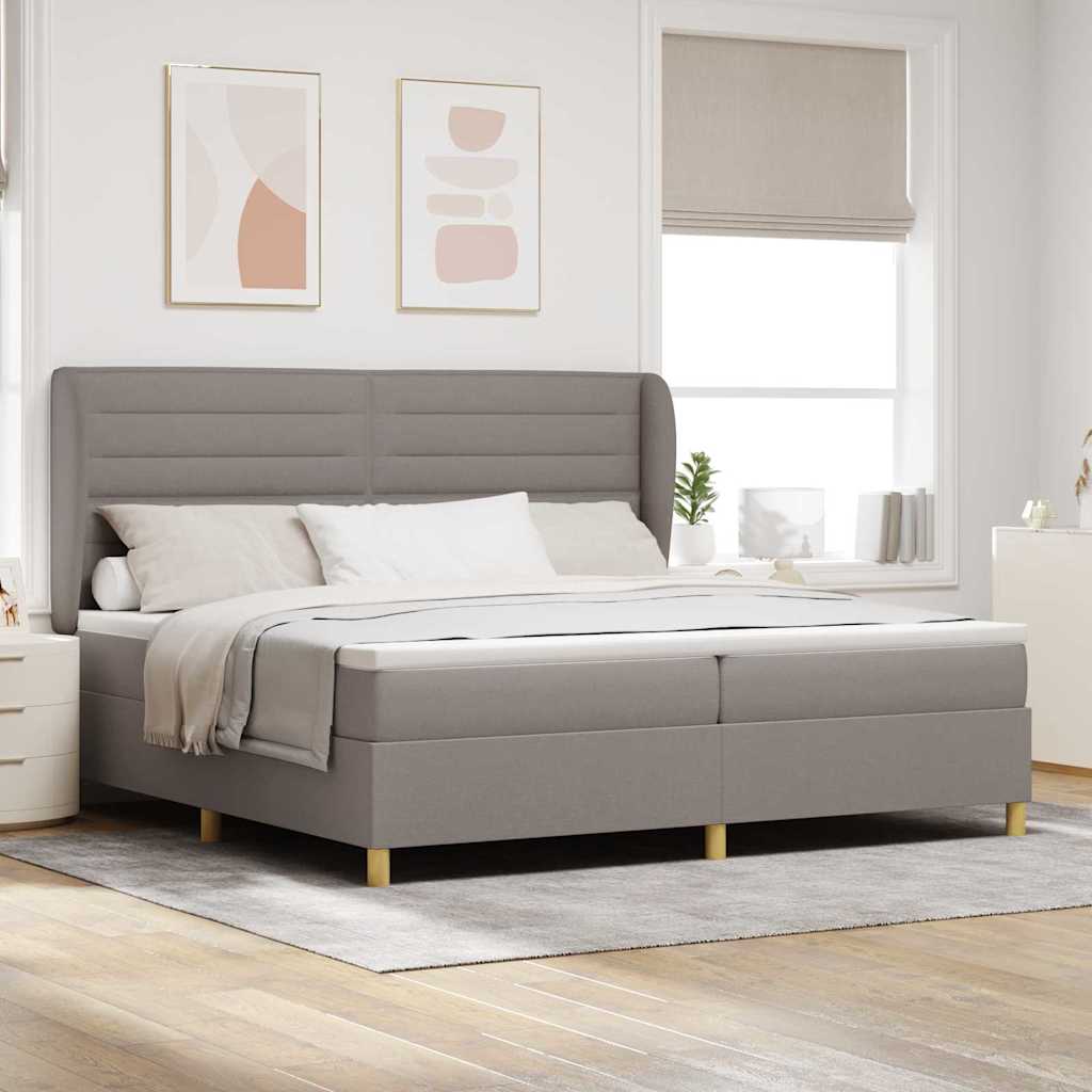 Letto a molle con materasso Talpa 200 x 200 cm Tessuto | homemem39