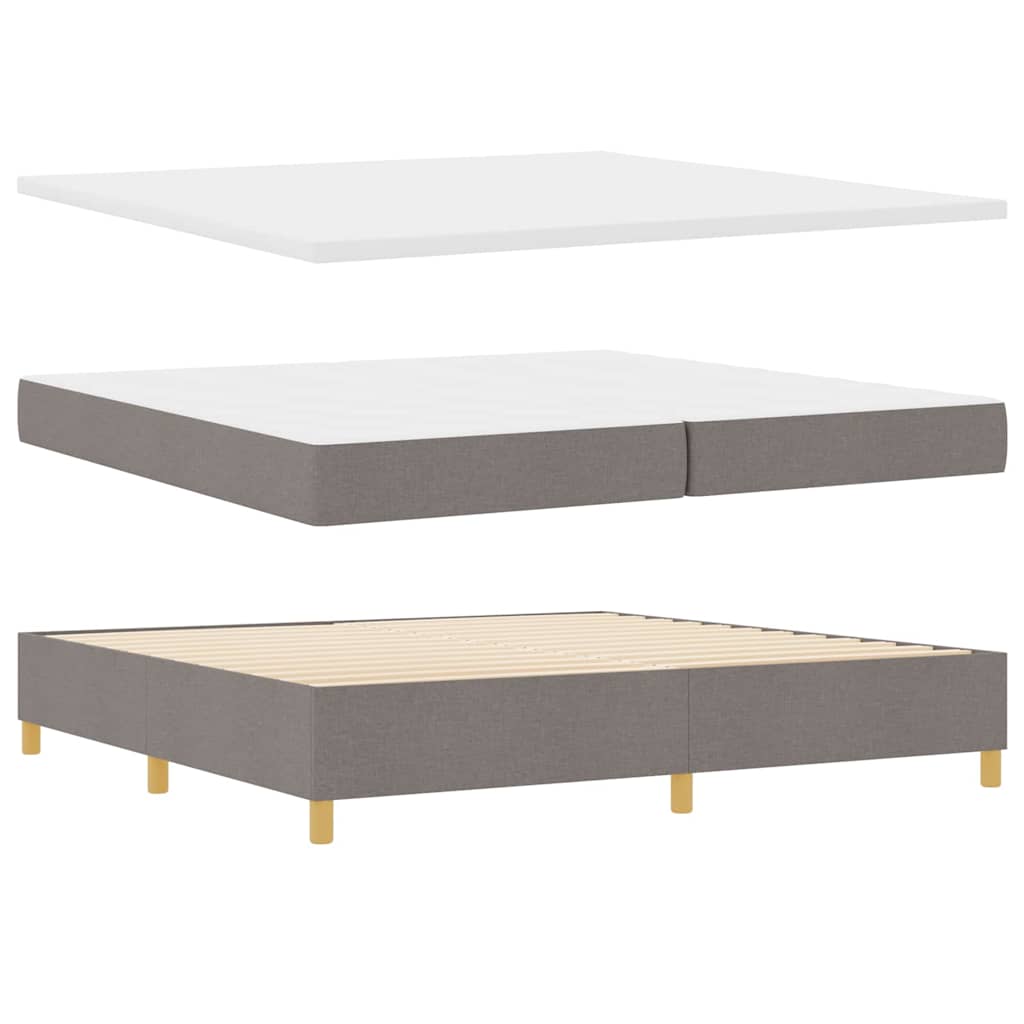 Letto a molle con materasso Talpa 200 x 200 cm Tessuto | homemem39