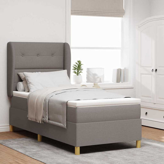 Letto a molle con testiera Talpa 200 x 90 cm Tessuto | homemem39