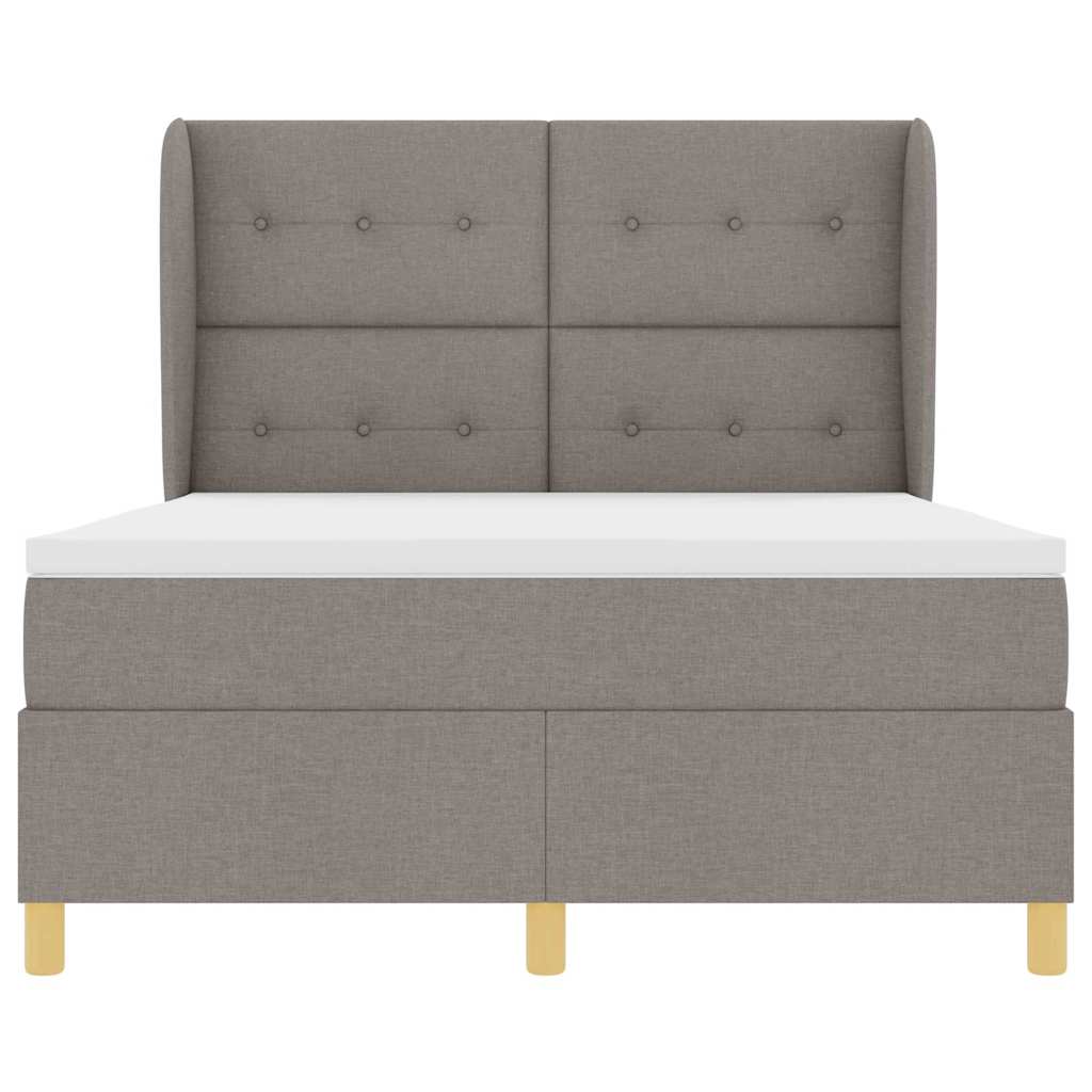 Letto a molle con testiera Talpa 200 x 140 cm Tessuto | homemem39