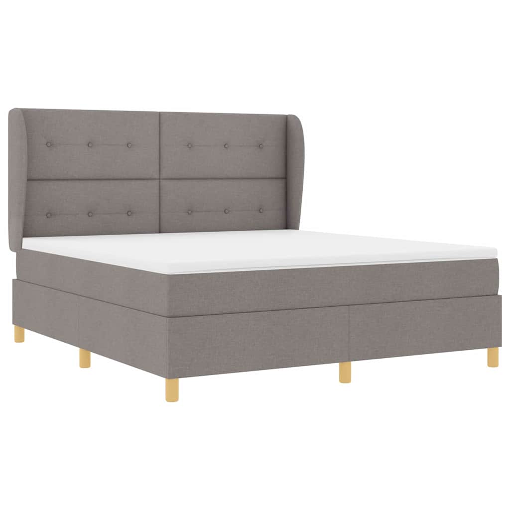 Letto a molle con testiera Talpa 200 x 180 cm Tessuto | homemem39