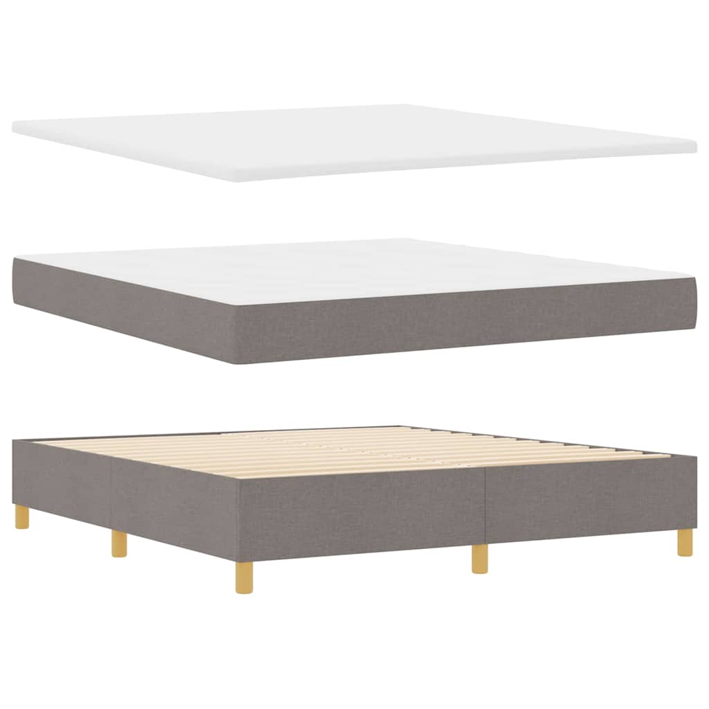 Letto a molle con testiera Talpa 200 x 180 cm Tessuto | homemem39