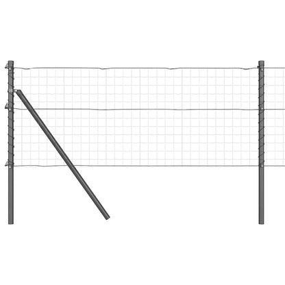 Palo della recinzione 26 pcs Grigio 3,2 x 3,2 x 100 cm | homemem39
