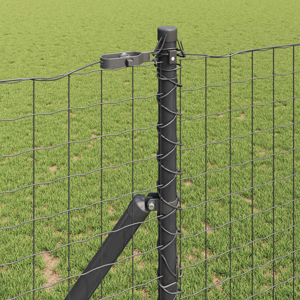 Palo della recinzione 26 pcs Grigio 3,2 x 3,2 x 150 cm | homemem39