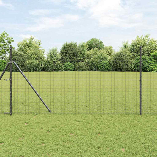 Palo della recinzione 26 pcs Grigio 3,2 x 3,2 x 150 cm | homemem39