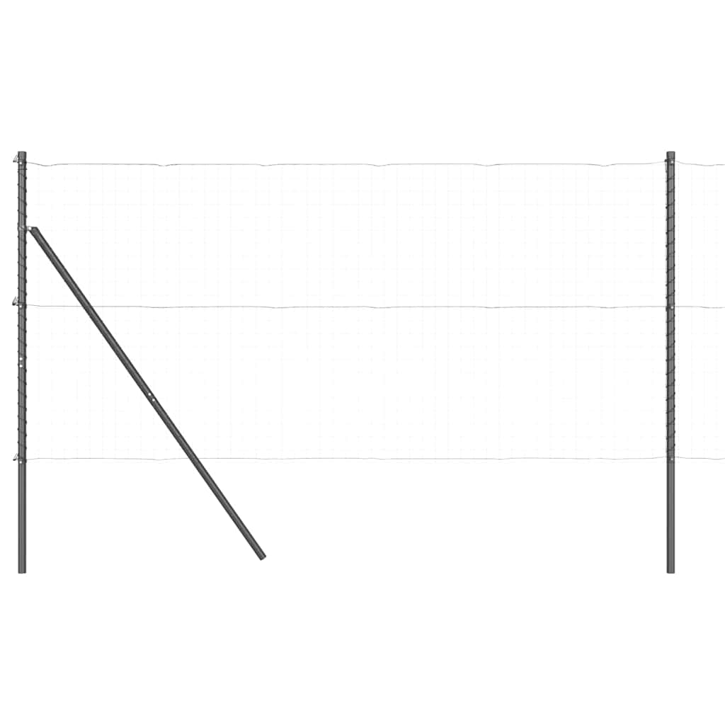 Palo della recinzione 52 pcs Grigio 3,2 x 3,2 x 210 cm | homemem39
