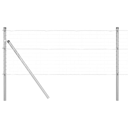 Palo della recinzione 26 pcs Grigio 3,2 x 3,2 x 120 cm | homemem39