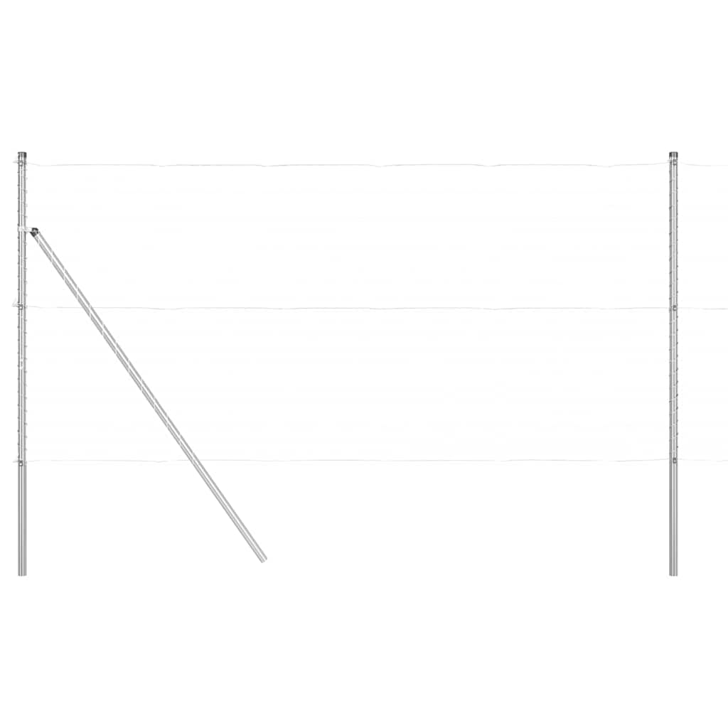 Palo della recinzione 26 pcs Grigio 3,2 x 3,2 x 170 cm | homemem39