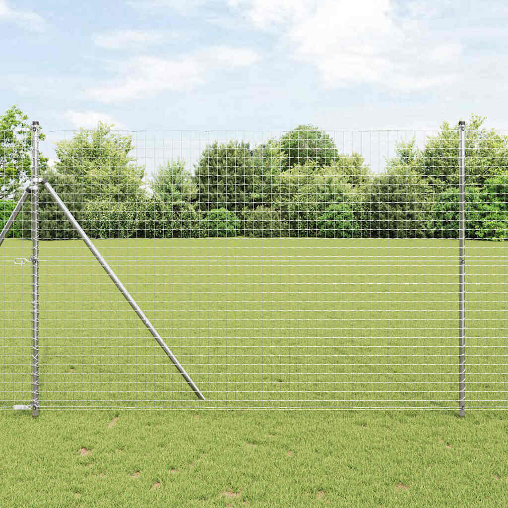 Palo della recinzione 26 pcs Grigio 3,2 x 3,2 x 210 cm | homemem39