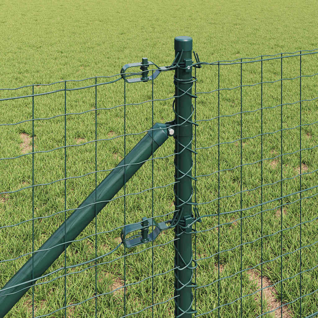 Palo da recinzione con picchetto a terra 26 pz Verde | homemem39