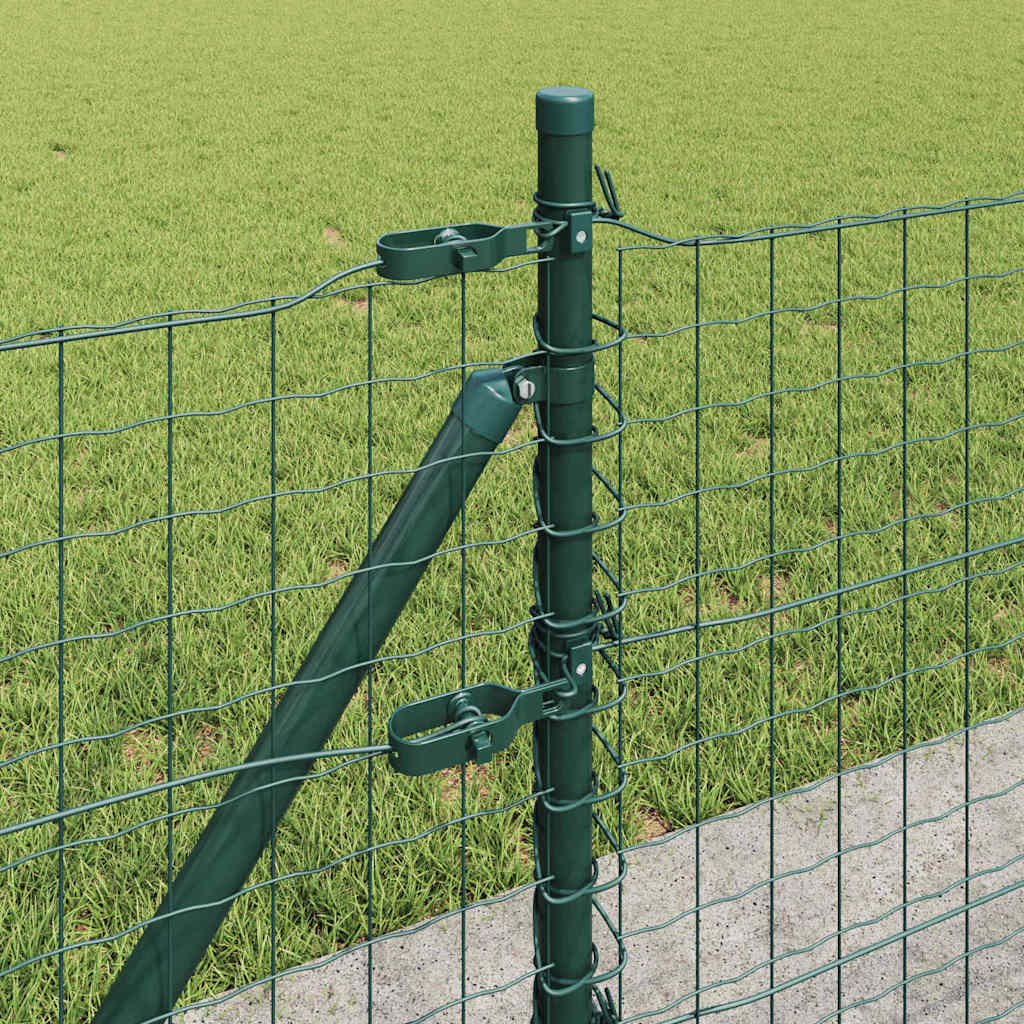 Palo per recinzione con base in cemento 26 pz Verde | homemem39