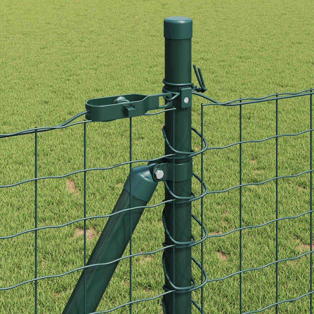 Palo per recinzione con base in cemento 52 pz Verde | homemem39