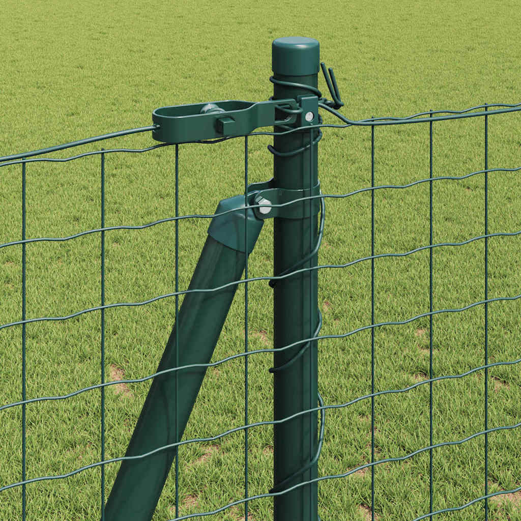 Palo per recinzione con base in cemento 26 pz Verde | homemem39