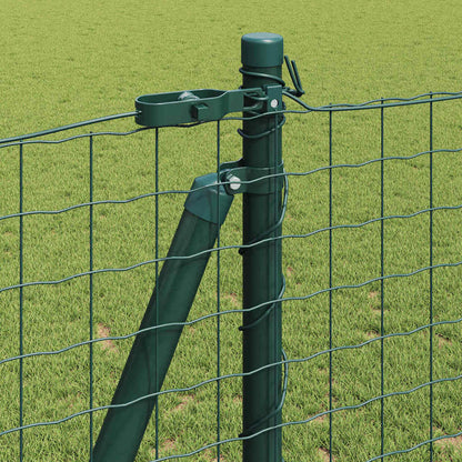 Palo per recinzione con base in cemento 52 pz Verde | homemem39