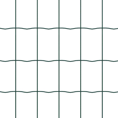 Recinzione con Posto Verde 0,4 x 25 m Acciaio e PVC
