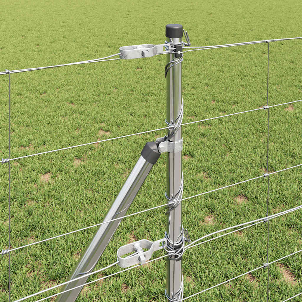 Palo della recinzione Zincato 100 x 0,8 m Acciaio | homemem39