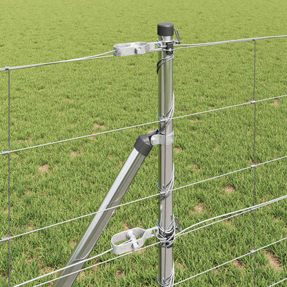 Palo della recinzione Zincato 100 x 0,8 m Acciaio | homemem39