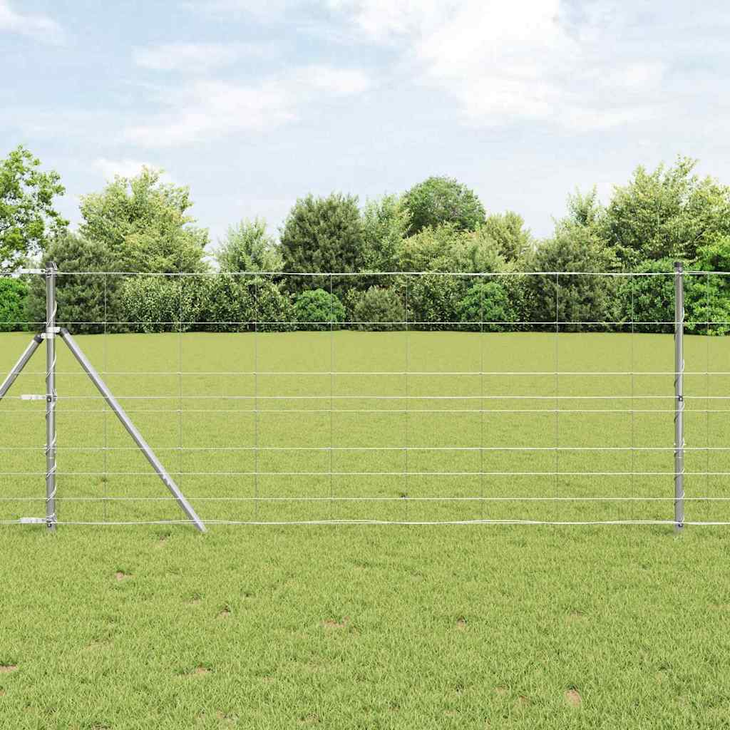 Palo della recinzione Zincato 100 x 1 m Acciaio | homemem39