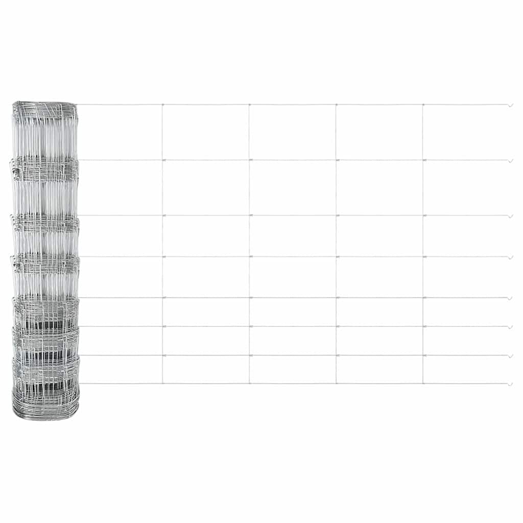 Palo della recinzione Zincato 100 x 1 m Acciaio | homemem39