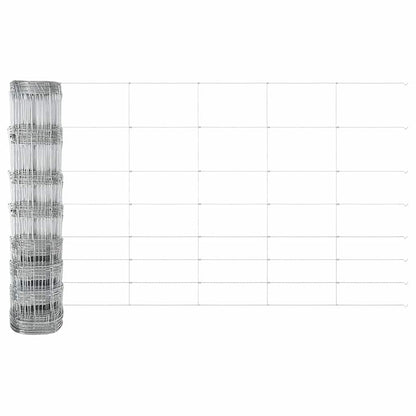 Palo della recinzione Zincato 100 x 1 m Acciaio | homemem39