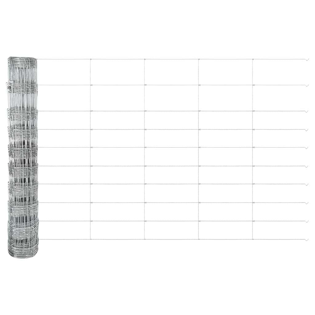 Palo della recinzione Zincato 25 x 1 m Acciaio | homemem39
