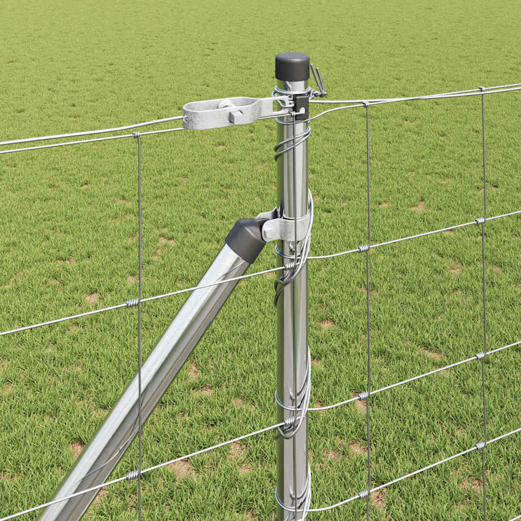 Palo della recinzione Zincato 25 x 1,2 m Acciaio | homemem39