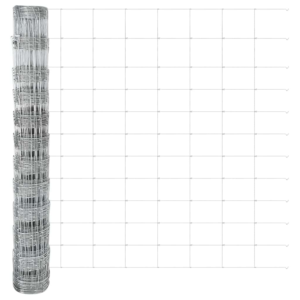 Palo della recinzione Zincato 25 x 1,2 m Acciaio | homemem39