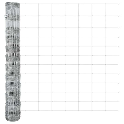 Palo della recinzione Zincato 25 x 1,2 m Acciaio | homemem39