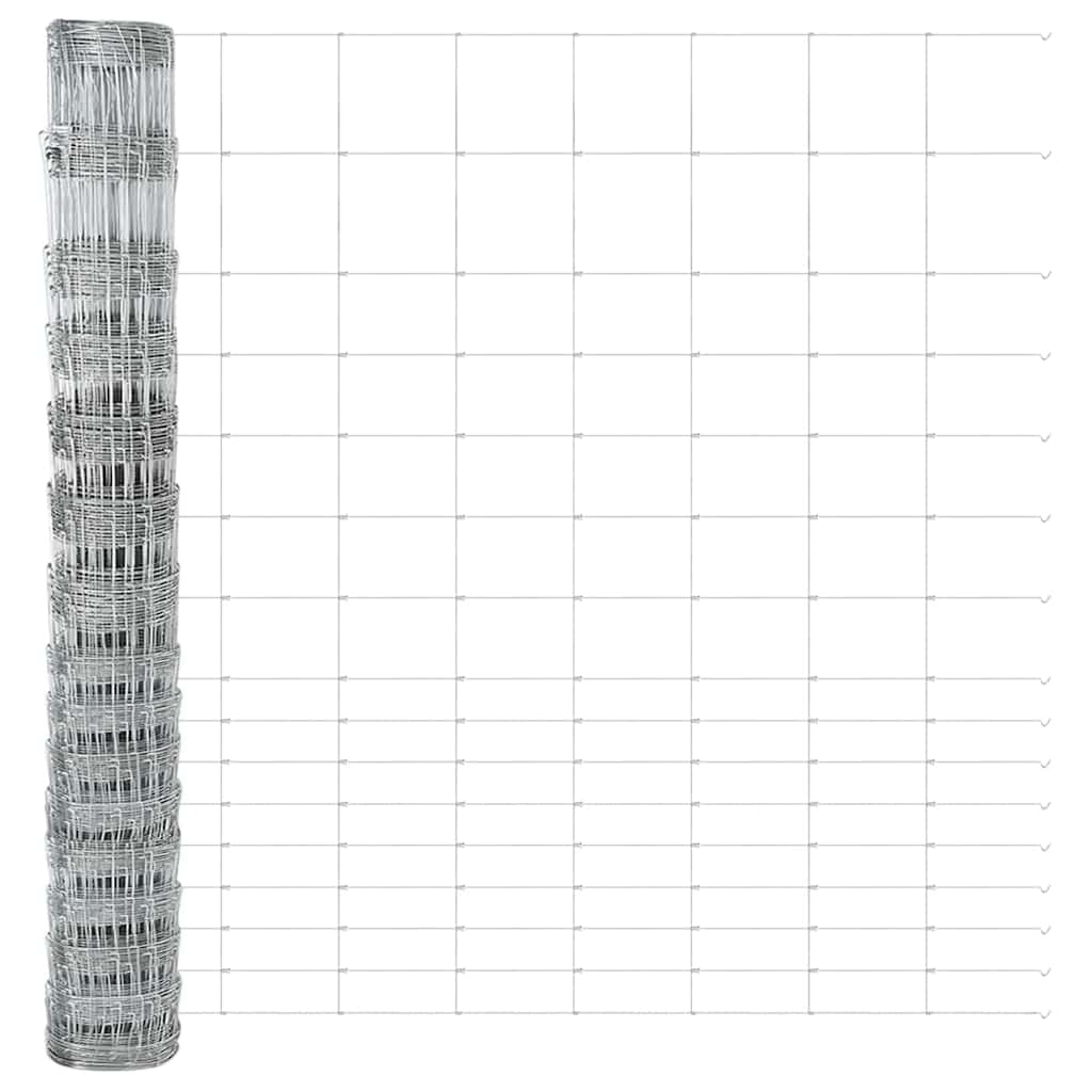 Palo della recinzione Zincato 25 x 1,2 m Acciaio | homemem39