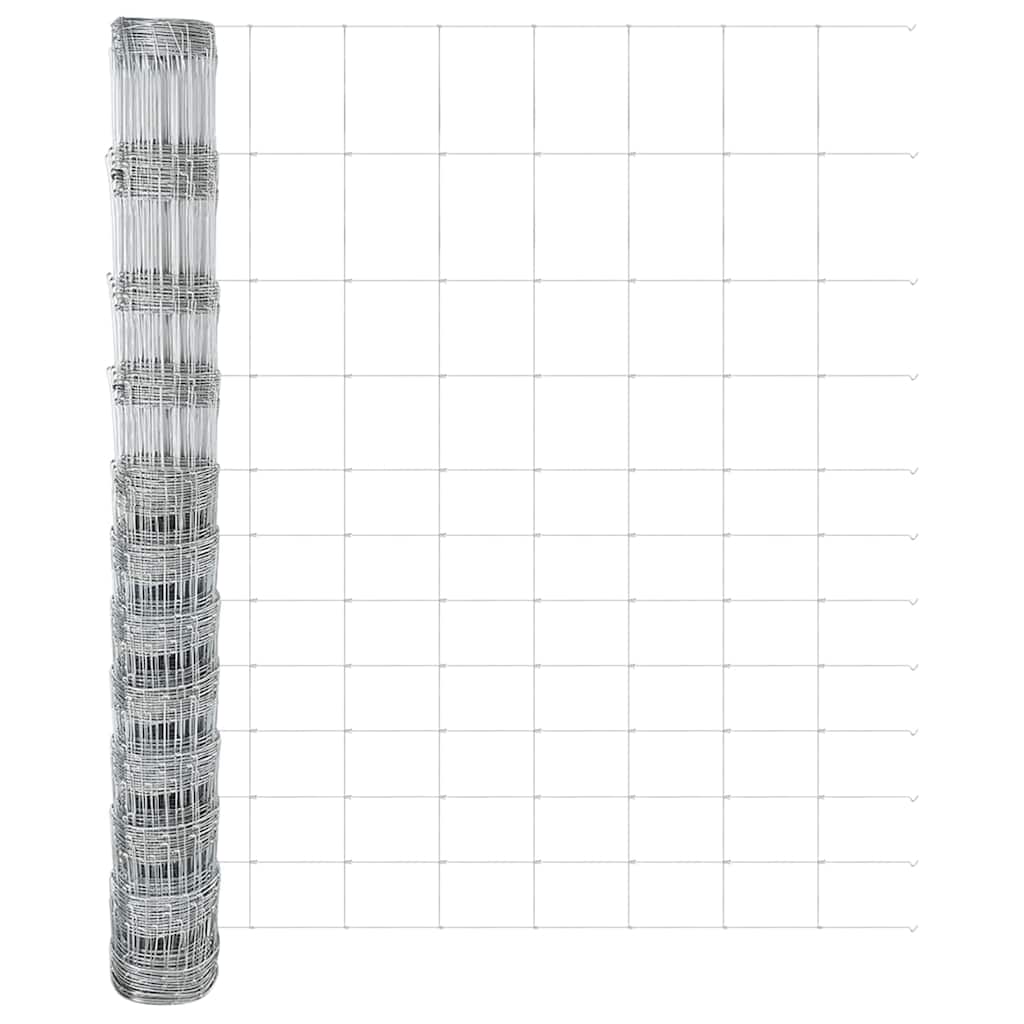 Palo della recinzione Zincato 25 x 1,4 m Acciaio | homemem39