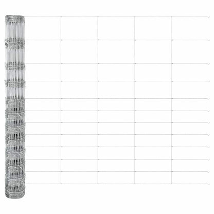 Palo della recinzione Zincato 25 x 1,4 m Acciaio | homemem39