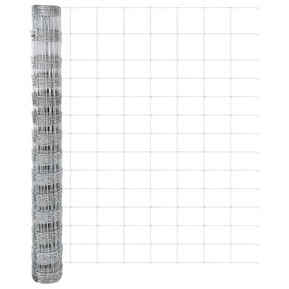 Palo della recinzione Zincato 25 x 1,4 m Acciaio | homemem39