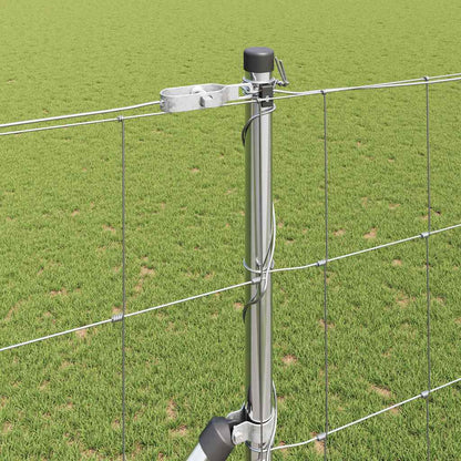 Palo della recinzione Zincato 25 x 1,5 m Acciaio | homemem39